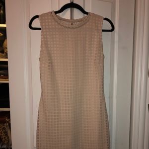 Tan Dress- Derby or Wedding guest